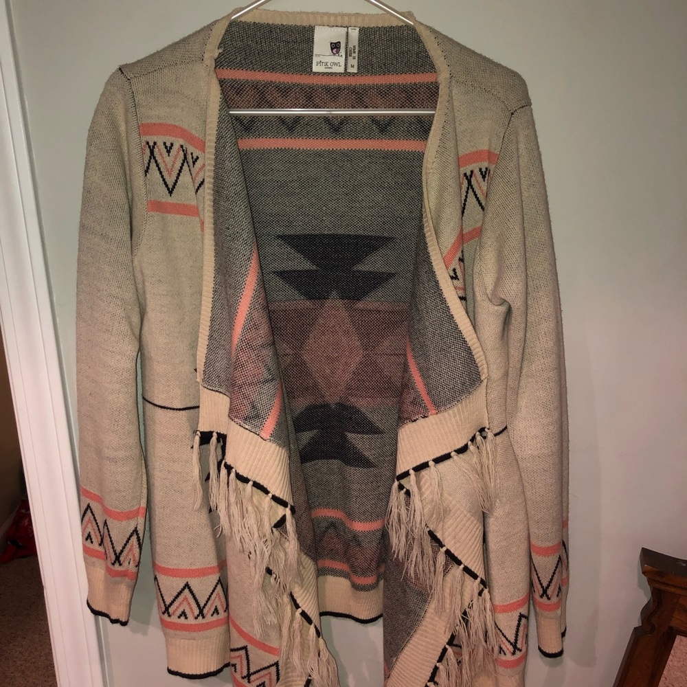 Aztec Print Cardigan/Sweater - Picture 3 of 4